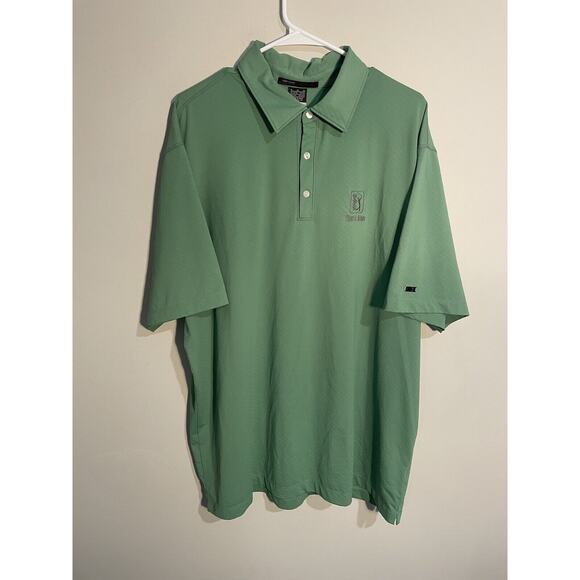 Nike Tiger Woods Collection Mens Polo Shirt Size XL Green Dri Fit *Logo* Golf - Picture 1 of 9